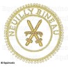 Badge / Macaron GLNF – Grande tenue provinciale – Grand Porte-Glaive – Neuilly Bineau – Brodé main